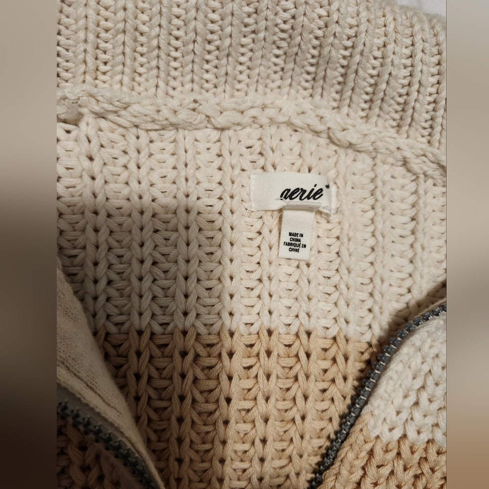 Aerie Multicolor Striped Cardigan Y2K stylish - Picture 5 of 5